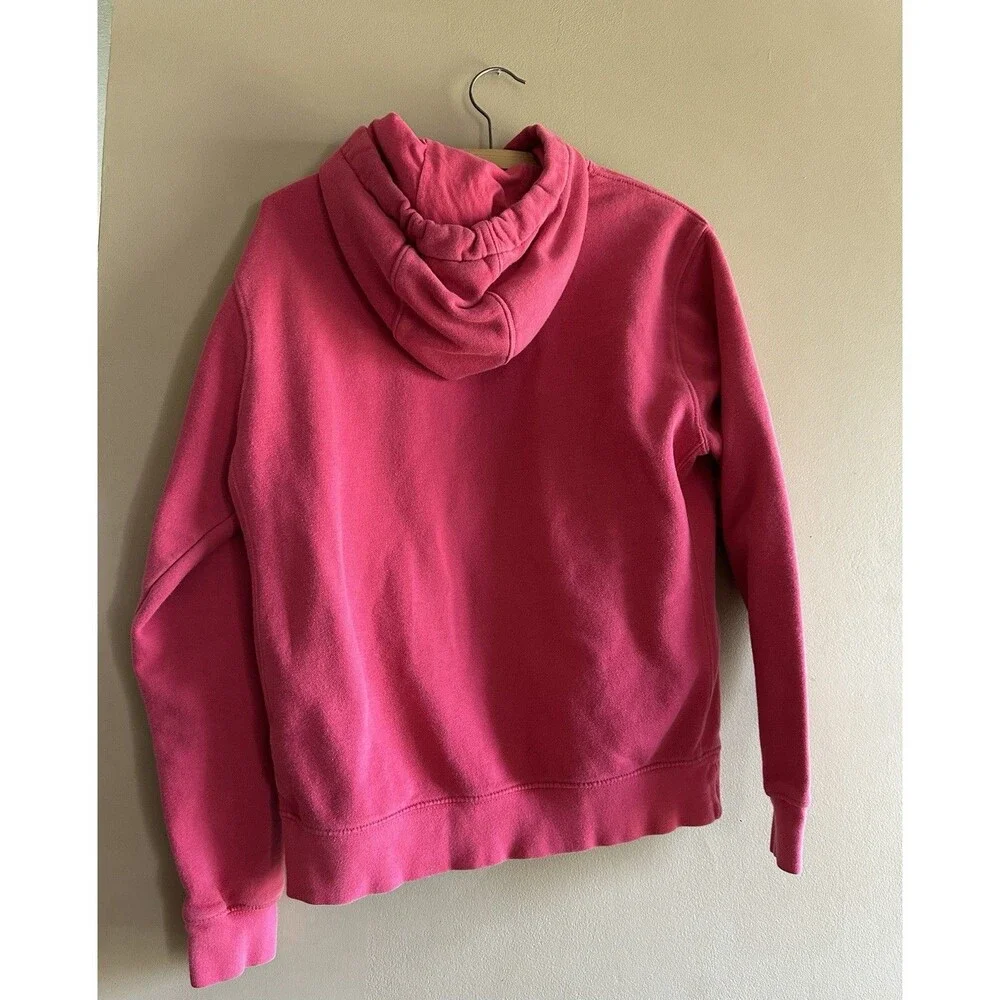Nike‎ Sportswear Club Fleece Pullover Hoodie Bright Pink Women's Size Small Gym